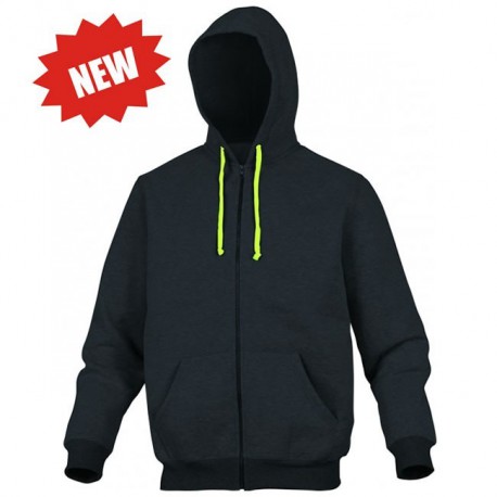 Veste de travail Gris foncé capuche en laine Veste de travail Gris foncé capuche en laine